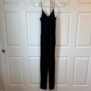 H&M Black Spaghetti-Strap Jumpsuit - Women